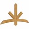 Ekena Millwork Alberta Rough Sawn Timber Gable Bracket, Western Red Cedar, 60"W x 30"H x 2"D x 4"F, 12/12 Pitch GBW060X30X0204ALB00RWR - alternate 3